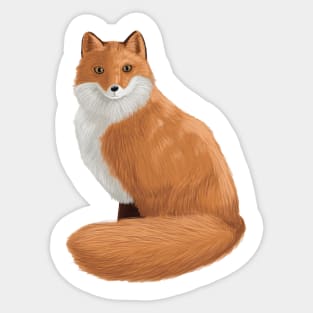 Beautiful Red Fox || Forest Friends Sticker